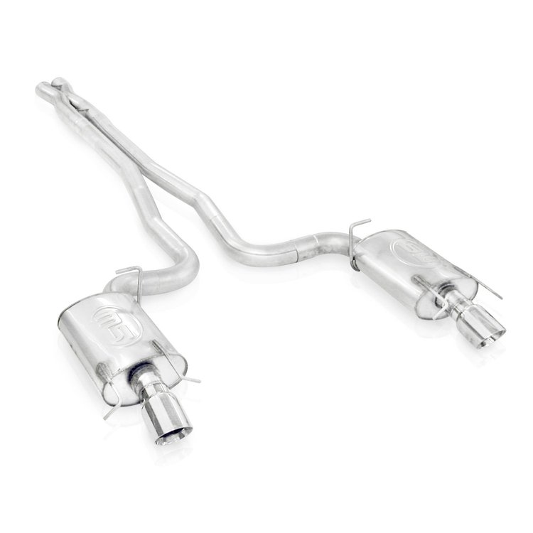 CTSV9WGCBHDR Exhaust System Kit, 2009-2015 Cadillac CTS-V Wagon LSA 6.2L, Wagon Catback Dual Turbo Chambered Mufflers