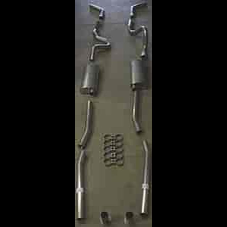 Header-Back Exhaust System 1966-67 Chevelle