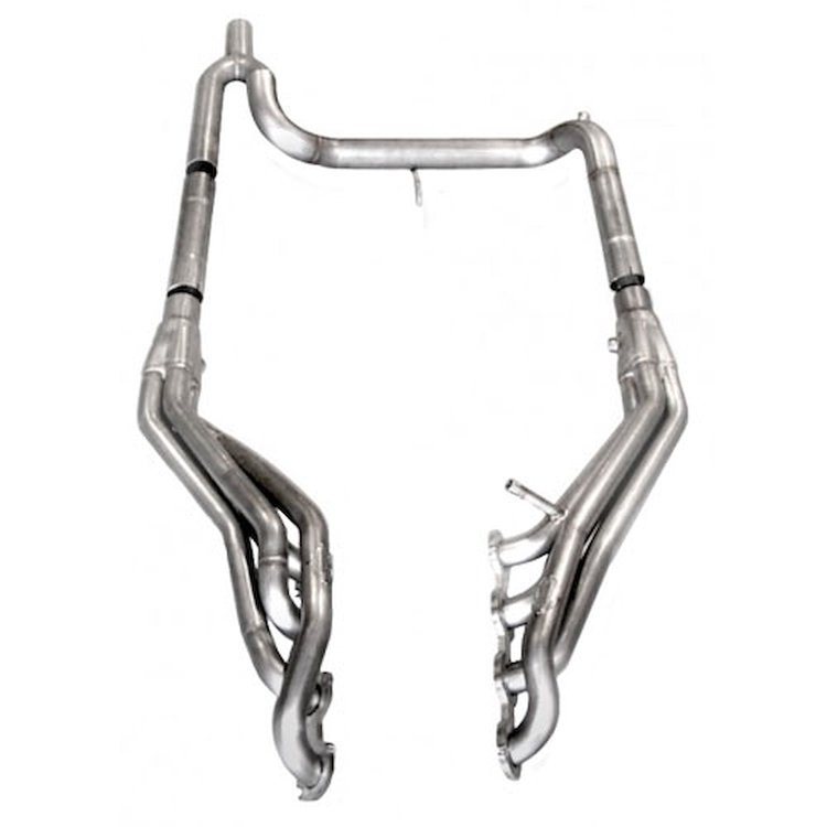 FT05CAT Exhaust Header Pipe Kit, 2004-2008 Ford F150 1/2 Ton 4.6L, Headers 1-5/8" With Catted Leads (4WD Only) Factory Connect