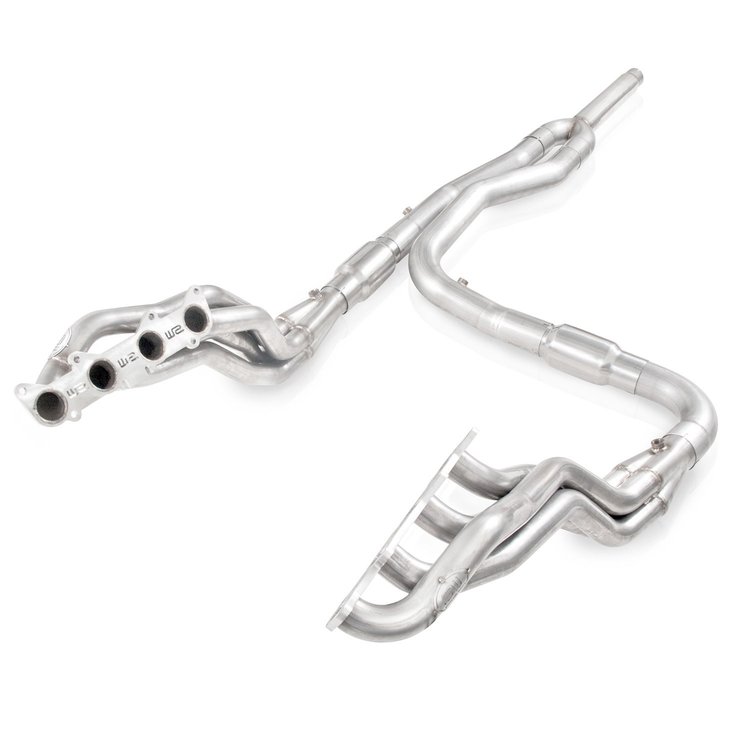 FT11HCATYST Exhaust Header Pipe Kit, 2011-2014 Ford F150 1/2 Ton 5.0L, Headers 1-3/4" With Catted Leads Factory Connect