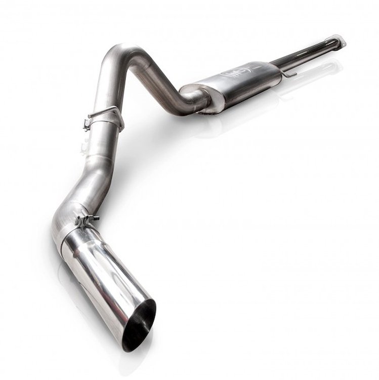 FTECOCB Exhaust System Kit, 2011-2014 Ford F150 Ecoboost 3.5L, Ecoboost Catback Chambered Muffler Factory Connect