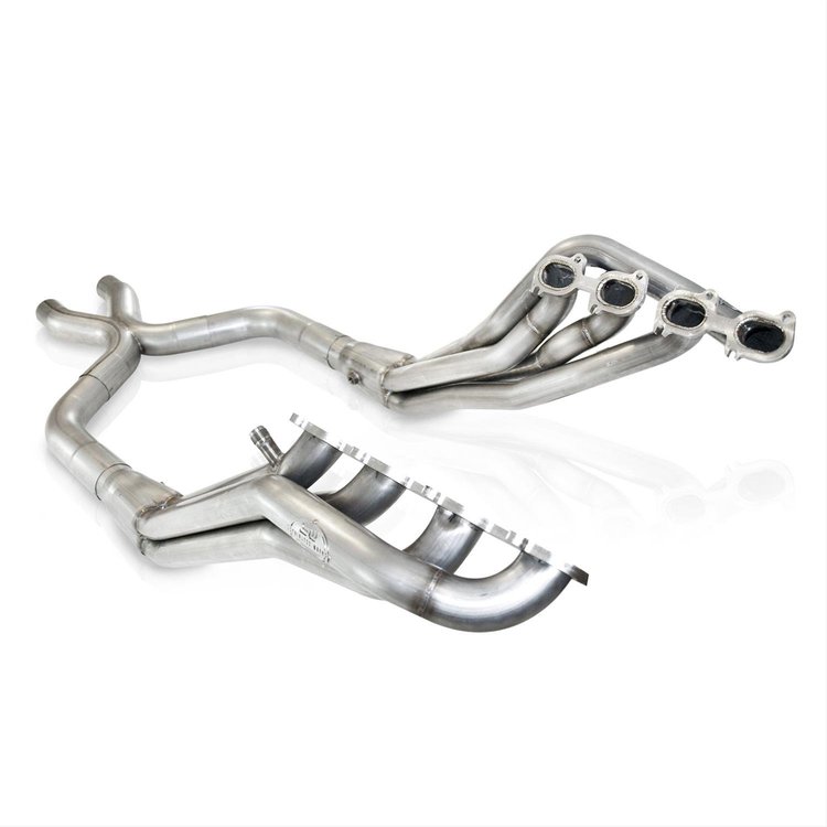 2011-12 Shelby GT500 1 7/8 headers with lead pipes. Tig welded 304 s/s headers with 3/8 thick flange
