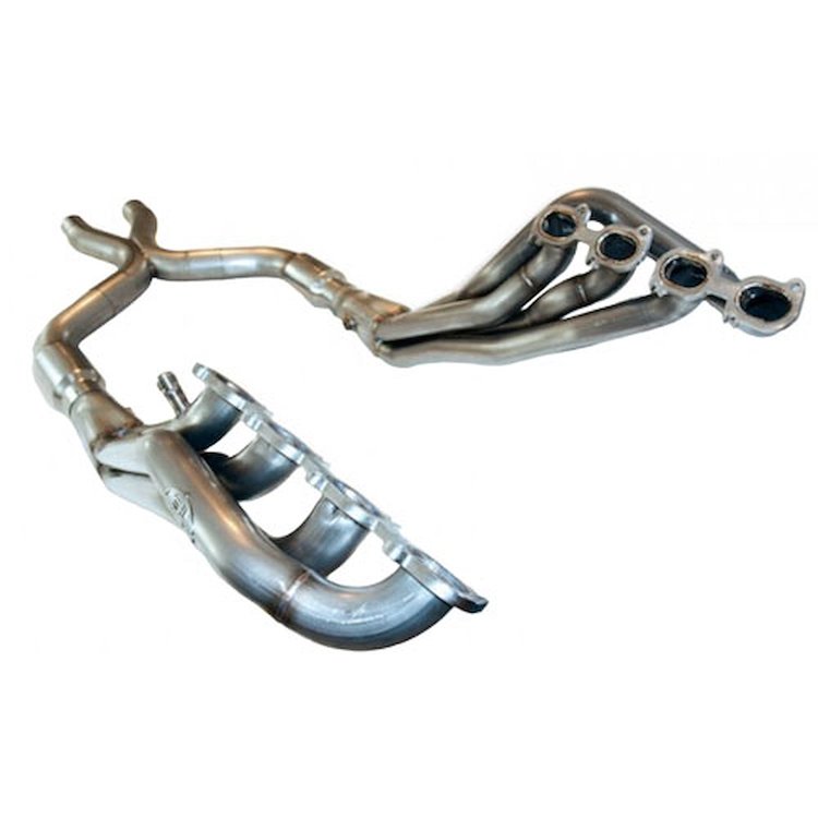 2007-2010 Shelby GT500 1 7/8 headers and lead pipes. Tig welded 304 s/s headers with 3/8 thick flang