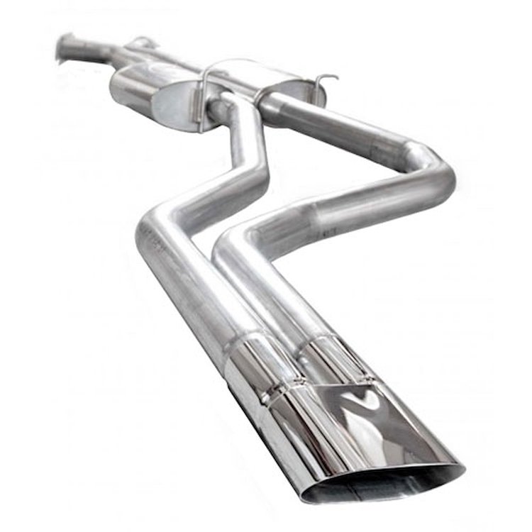 GTOTOLTMDT Exhaust System Kit, 2004 Pontiac GTO 5.7L, Catback Dual Turbo Mufflers Dual Slash-Cut Tips Factory Connect