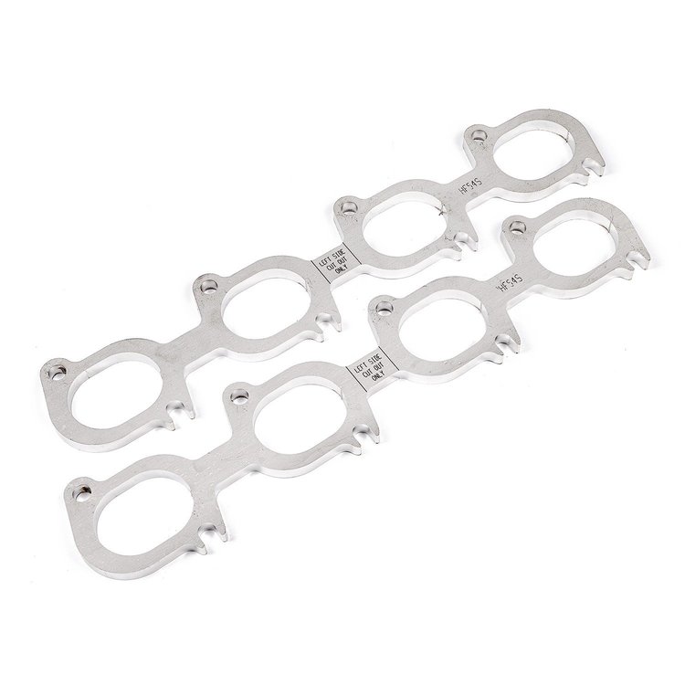 HF54S Exhaust Flange, 2007-2014 5.4L & 5.8L Cobra Engine, Header Flange Ford 1-7/8" Wide Oval Port