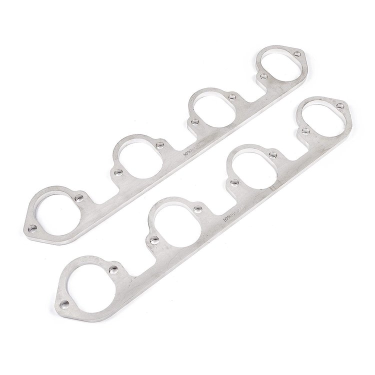 HFBBF1225 Exhaust Flange, Big Block Ford Engine, Header Flange BBF 2-1/4" Flat Oval Port