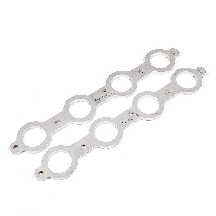 HFLS1200 Exhaust Flange, LS1 & LS6 Chevy Engine, Header Flange LS 2" Round Port