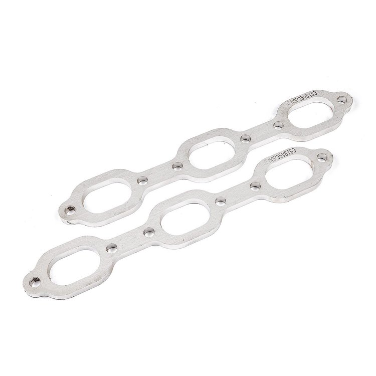 HFMOP35V6163 Exhaust Flange, 3.5L V6 Engine, Header Flange V6 3.5L Flat Oval Port