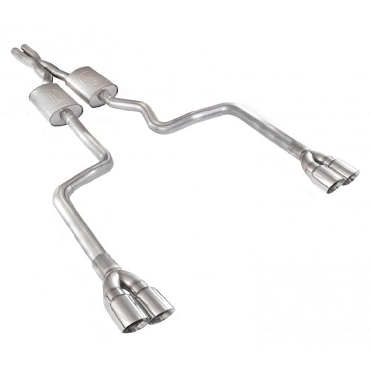 Dodge Challenger 2008-12 Exhaust 3 catback exhaust with X-Pipe and adapters to fit to factory manifo