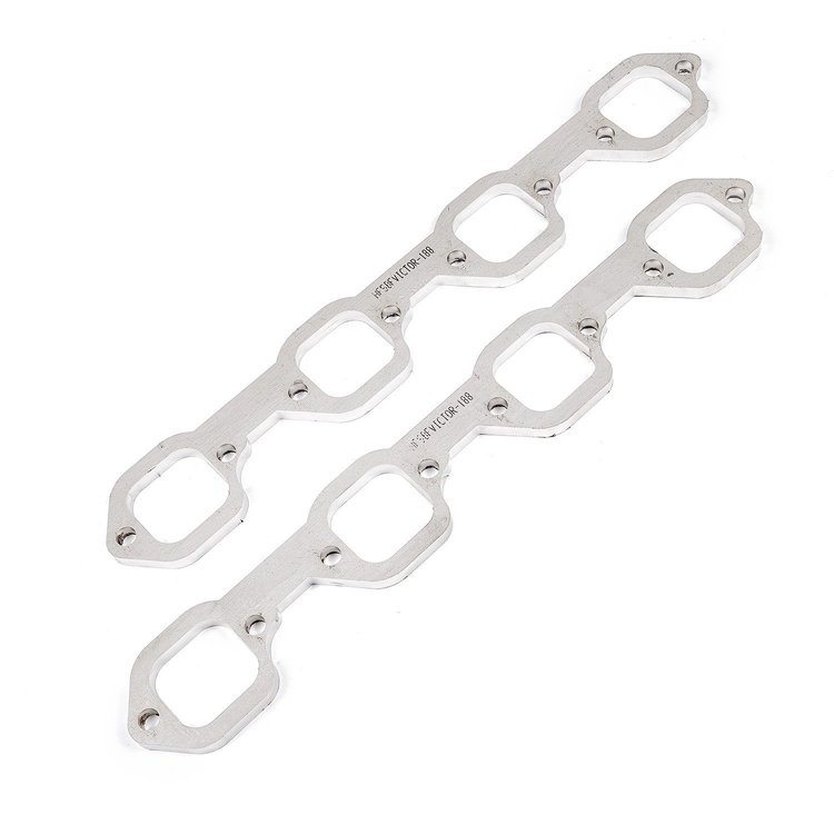 HFSBFVICTOR188 Exhaust Flange, Small Block Ford Victor Senior Head Engine, Header Flange SBF 1-7/8" Square Port
