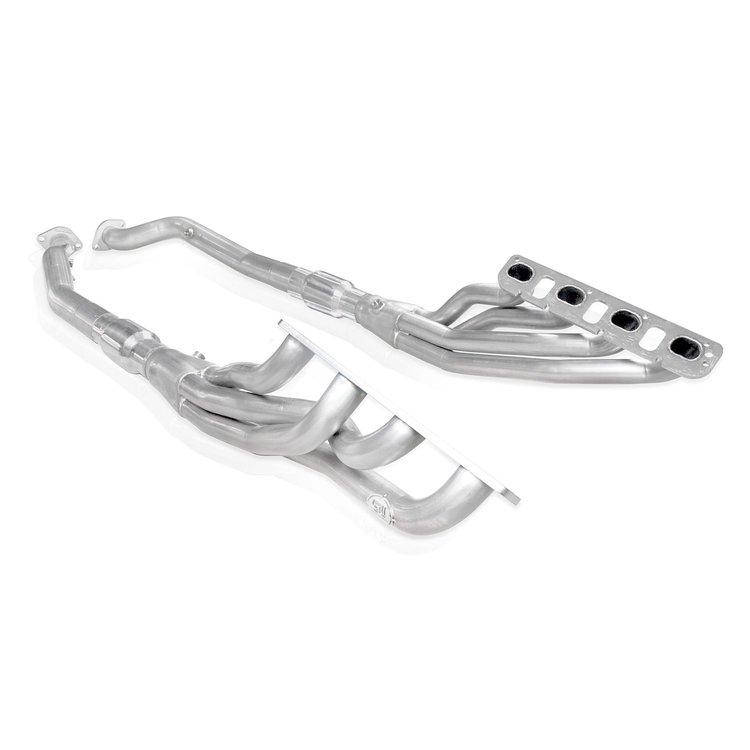 JEEP64HCAT Exhaust Header Pipe Kit, 2012-2018 Jeep Grand Cherokee 6.4L, Headers 1-7/8" With Catted Leads Factory Connect