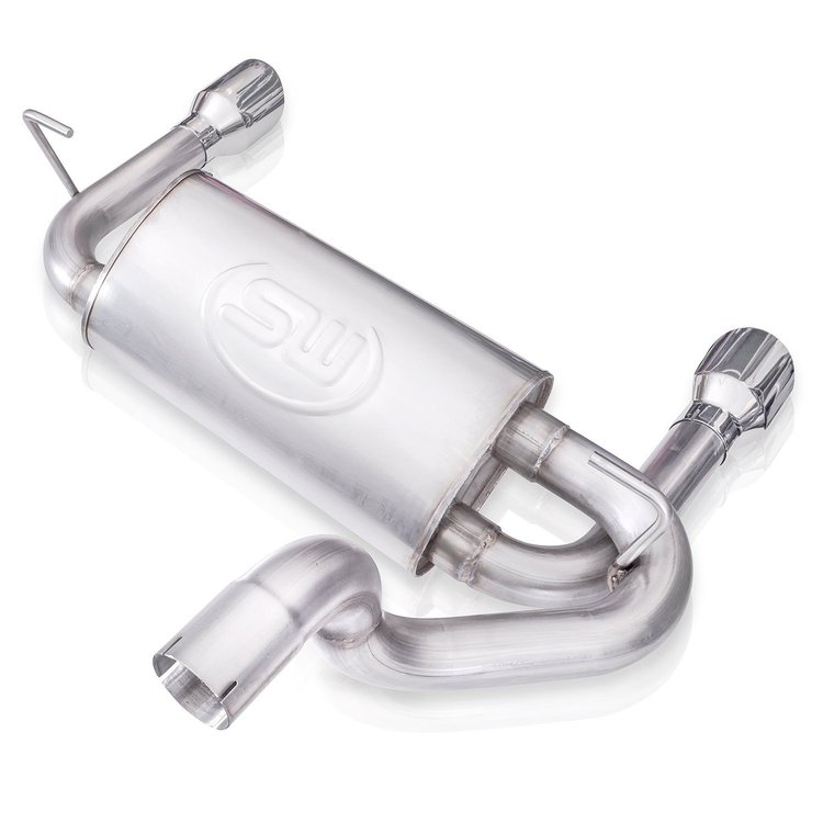 Axle-Back Exhaust System 2018-Up Jeep Wrangler JL 3.6L
