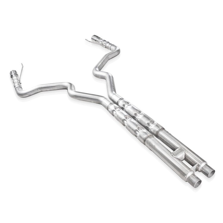 M15CB-LMF Exhaust System Kit, 2015-2017 Ford Mustang GT 5.0L, Catback Dual Retro 3" Core Rounds H-Pipe Factory Connect