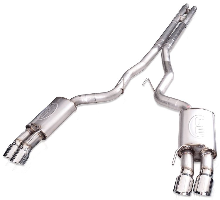 Redline Series Cat-Back Exhaust System with H-Pipe 2018-Up Ford Mustang GT 5.0L V8, Aggressive Sound