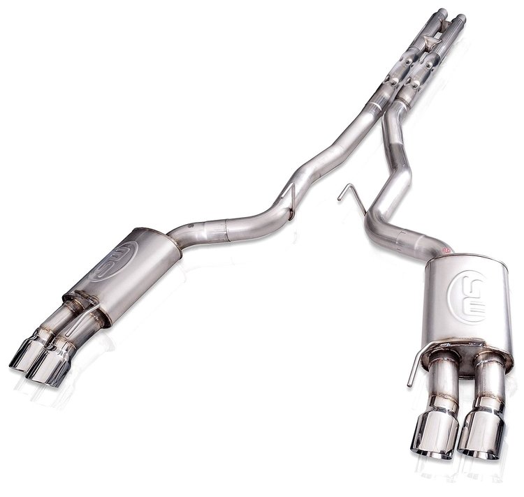Legend Series Cat-Back Exhaust System with H-Pipe 2018-Up Ford Mustang GT 5.0L V8, Classic Sound