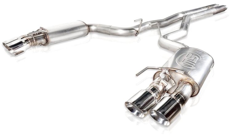 Redline Series Cat-Back Exhaust System with Active Valves H-Pipe 2018-Up Ford Mustang GT 5.0L V8, Aggressive Sound
