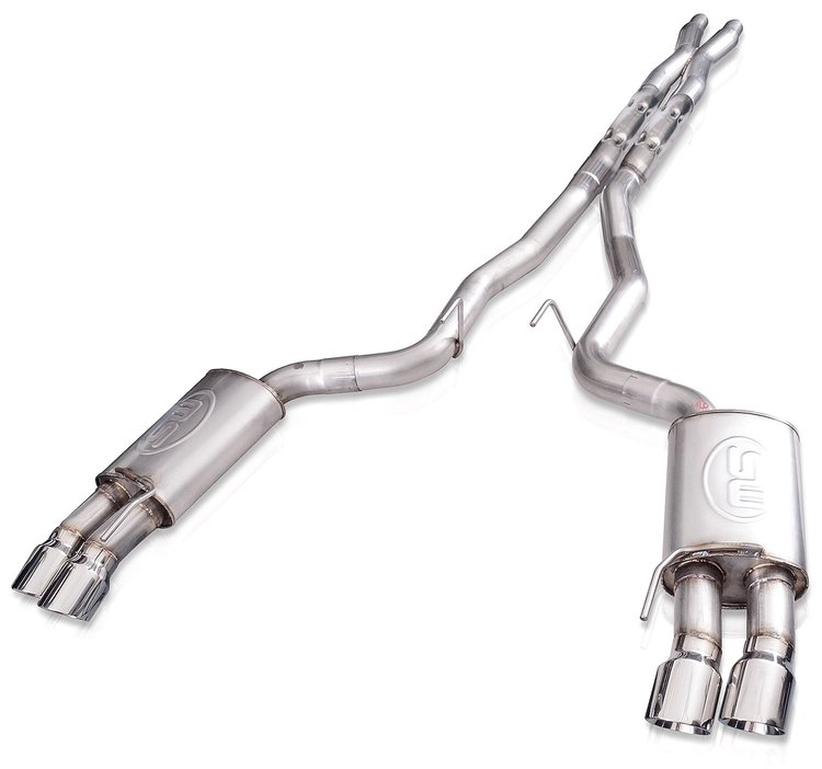 Legend Series Cat-Back Exhaust System with X-Pipe 2018-Up Ford Mustang GT 5.0L V8, Classic Sound