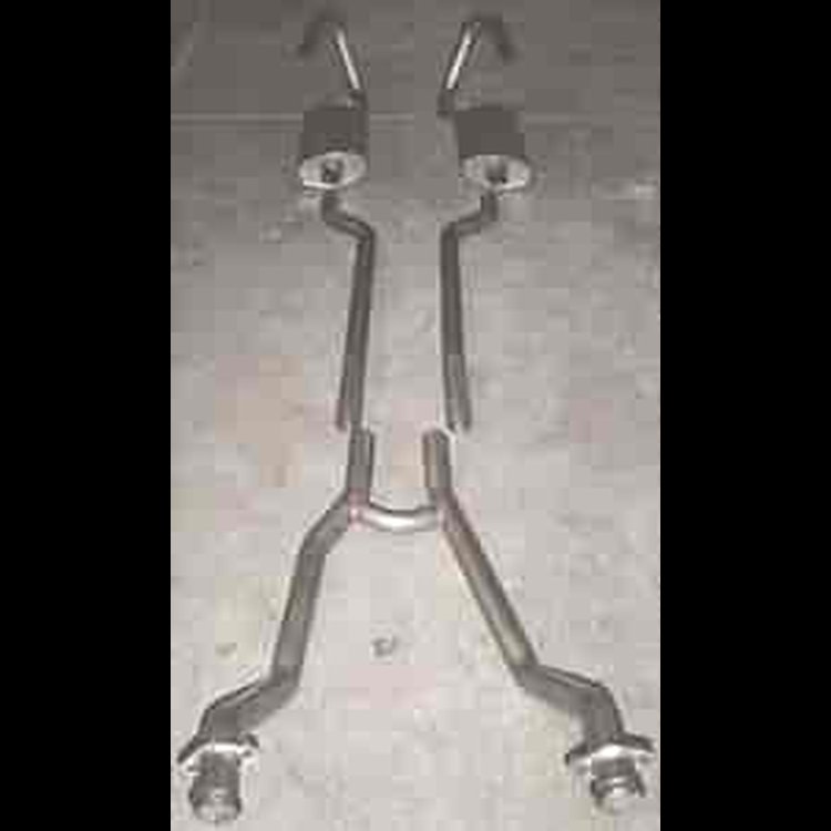 Manifold-Back Exhaust System 1965-66 Mustang V8