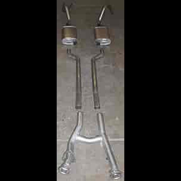 Header-Back Exhaust System 1965-66 Mustang V8