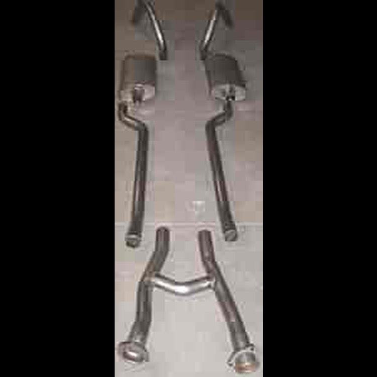 Header-Back Exhaust System 1965-66 Mustang V8