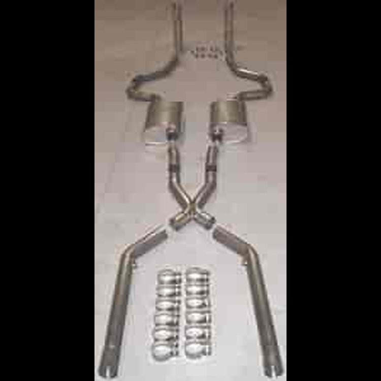 Header-Back Exhaust System 1979-93 Mustang