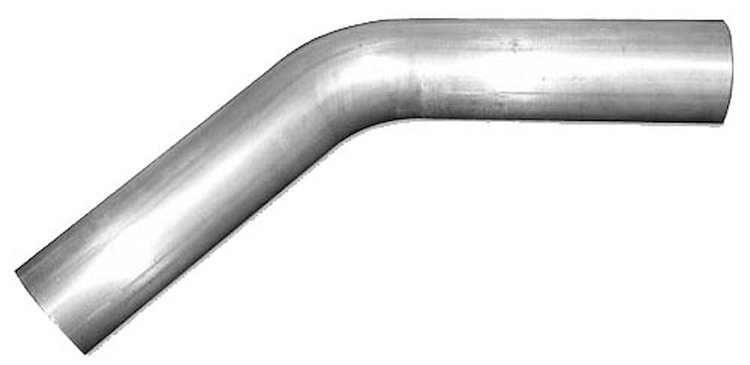 MB45500 Exhaust Pipe, Universal, 5" 45 Degree Mandrel Bend .065 Wall