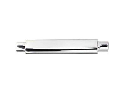 Polished Smooth Oval Muffler 2.0"