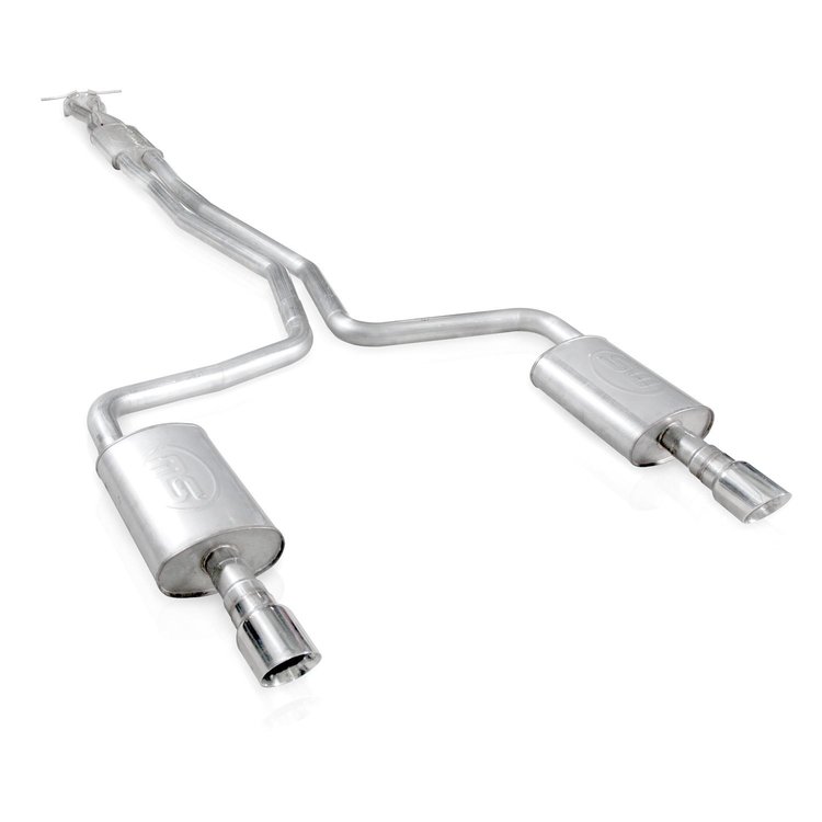 TA10ECOCB Exhaust System Kit, 2010-2019 Ford Taurus SHO Ecoboost 3.5L, Ecoboost Dual Turbo Chambered Mufflers Fatory Connect