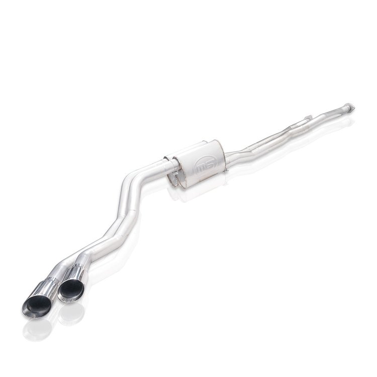 TOYT14CBR Exhaust System Kit, 2014-2020 Toyota Tundra 5.7L, Redline Catback With Polished Tips