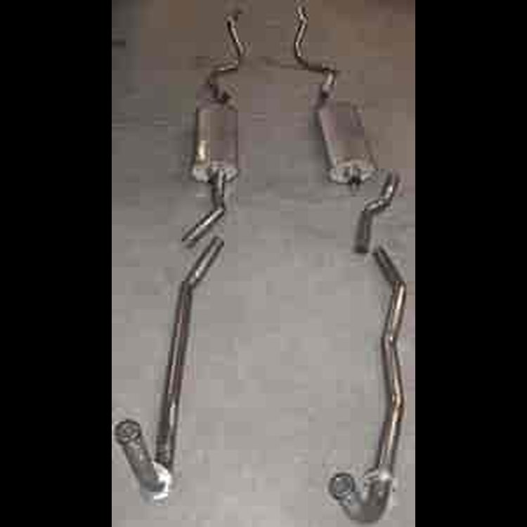 Manifold-Back Exhaust System 1961 Corvette