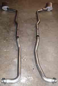 Manifold-Back Exhaust System 1968-74 SB Corvette