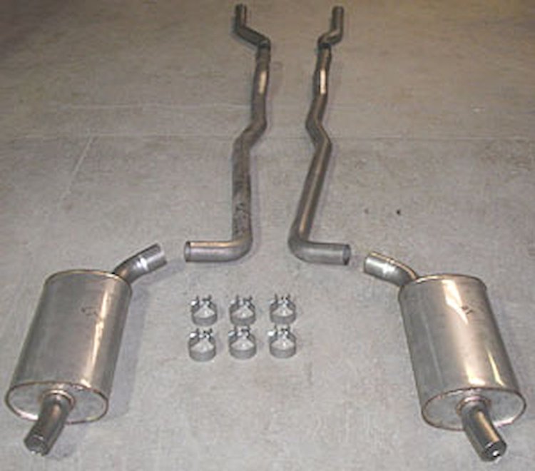 V6872SW Header-Back Exhaust System 1968-72 Corvette