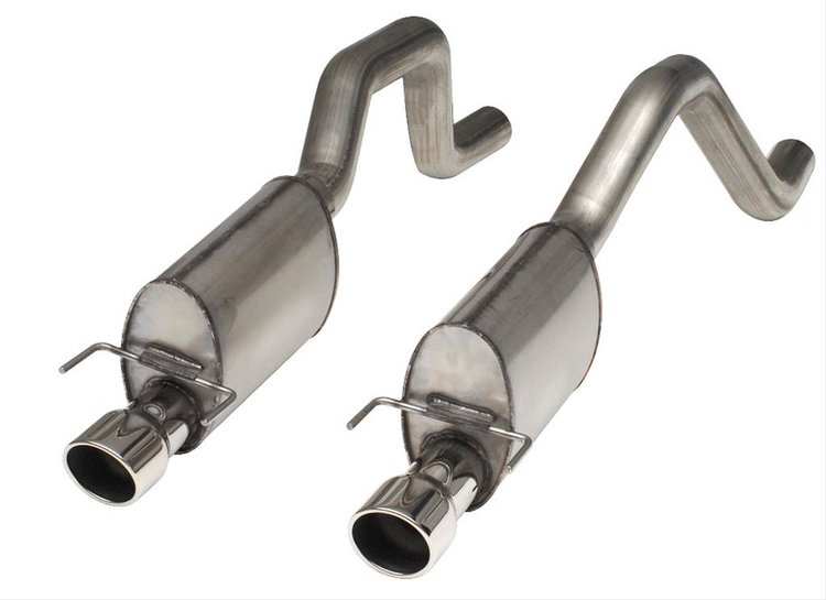 C6ZO6 Corvette 3 axle back exhaust. Lightweight 18 gauge 304 SS with chambered turbo style mufflers.