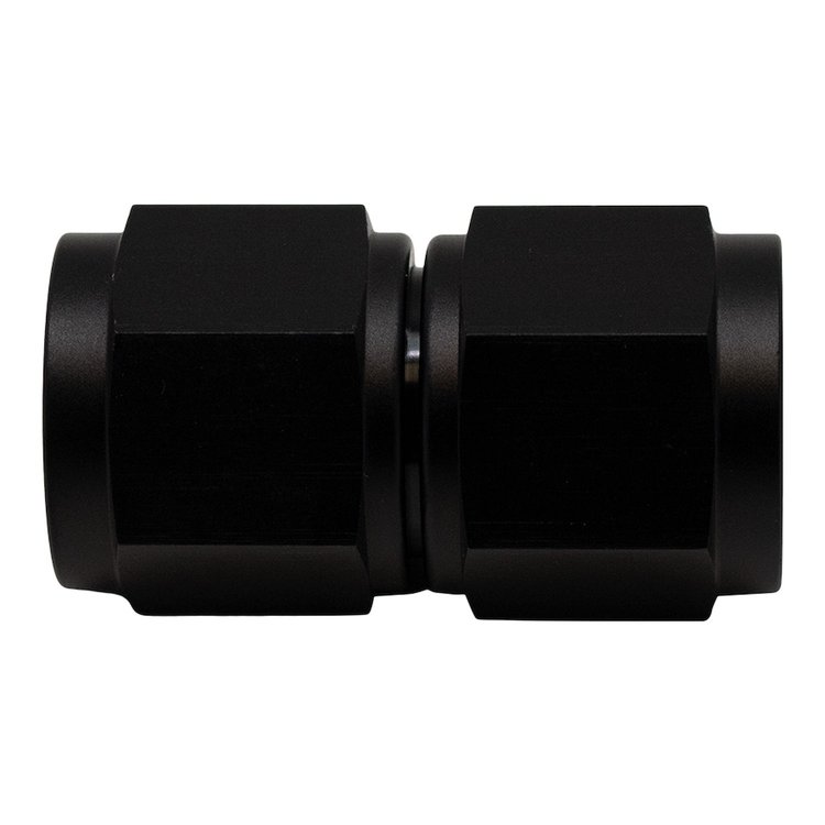 6020211B 10AN Flare Female Swivel to 10AN Flare Female Swivel Anodized Matte Black