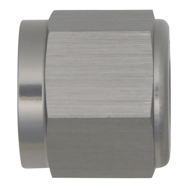 6020715 8AN Female Flare Cap Anodized DW Titanium