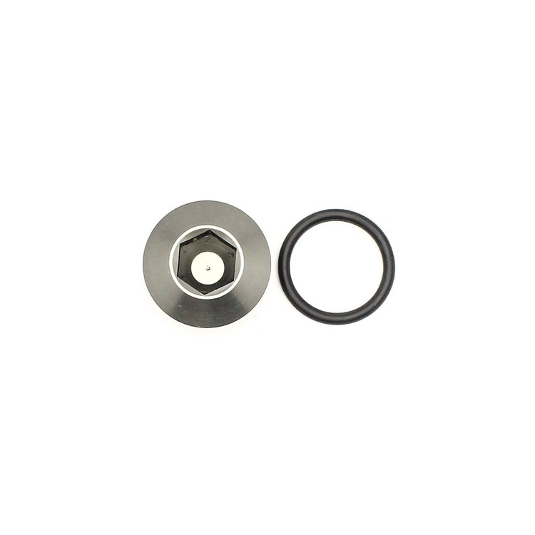 6020719 10AN ORB Male Plug Low Profile Internal Allen/Hex (Incl O-Ring) Anodized DW Titanium