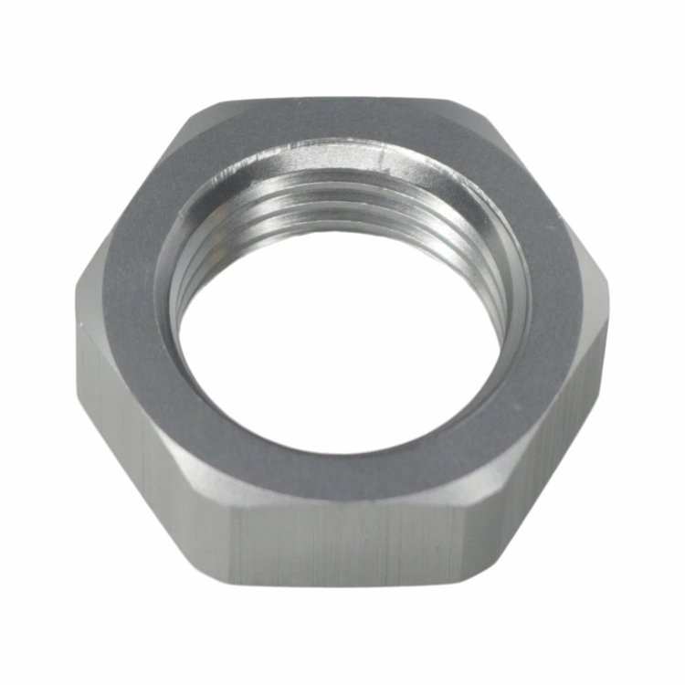 6020729 6AN Bulkhead Nut Smaller OD Anodized DW Titanium