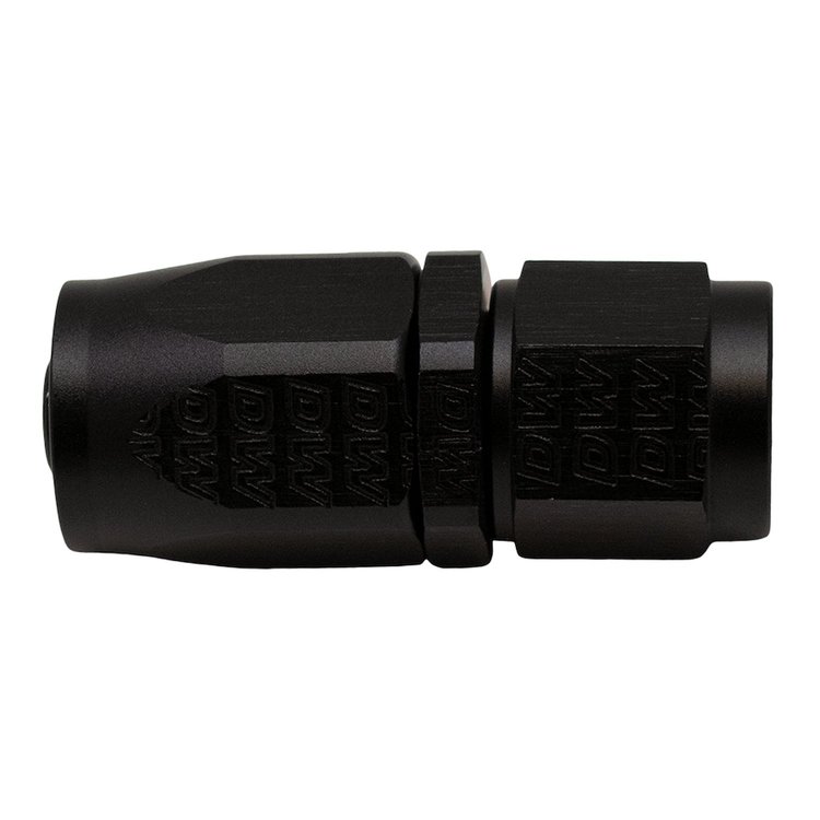 6020801B 6AN Female Swivel Strait Hose End CPE Anodized Matte Black