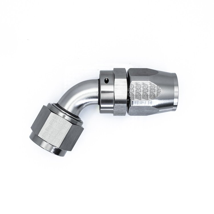 6020825 10AN Female Flare Swivel 60-Degree Hose End CPE Anodized DW Titanium