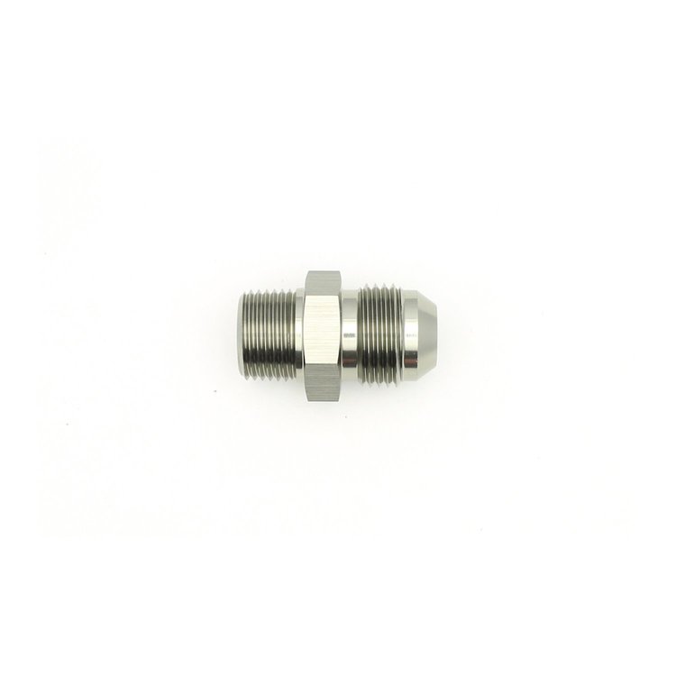 6020905 8AN Male Flare to 3/8 Inch Male NPT Adapter Anodized DW Titanium