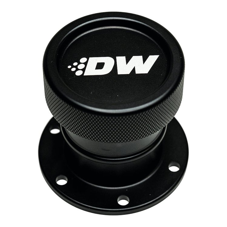 603FSTSTRT Straight Filler Neck/w Cap Matte Black
