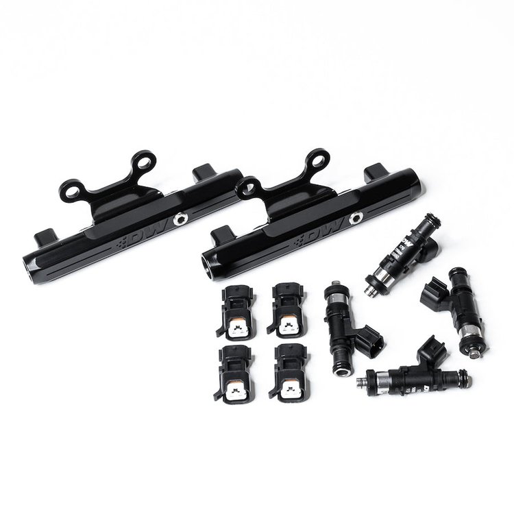 61020750 Subaru top feed fuel rail upgrade kit with 750cc Injectors for MPFI WRX 2002-2014 STI 2007-2015 and Legacy GT 2007-2012