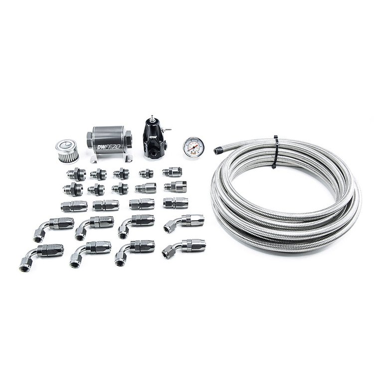6607 DW400 Pump Module Return Plumbing Kit SS CPE for 2001-15 Honda Civic
