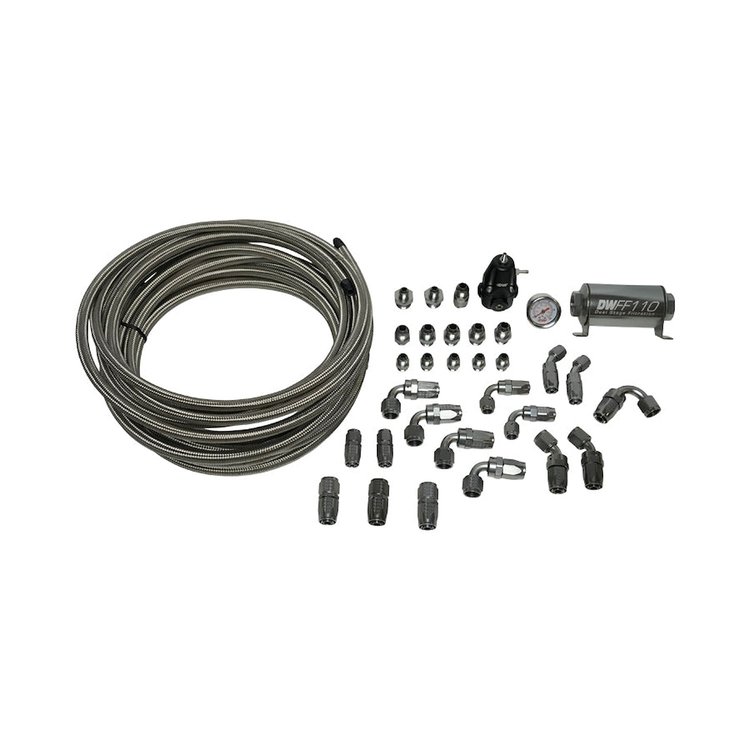 6618 X2 Series Pump Module, -8AN feed with -6AN return PTFE Plumbing Kit