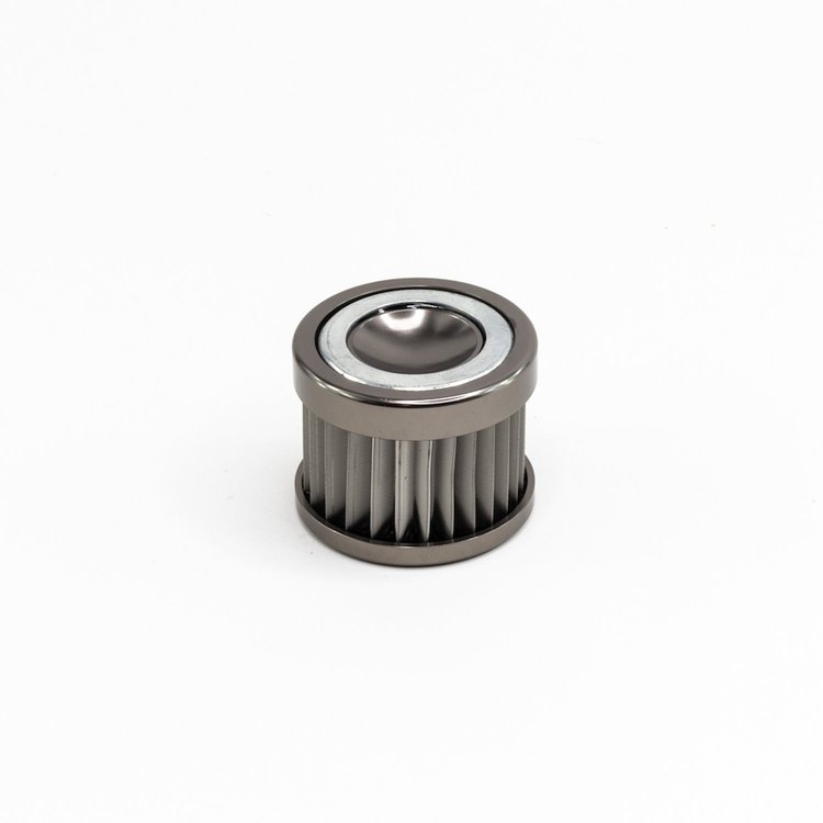 802070010 In-line fuel filter element stainless steel 10 micron. Fits DW 70mm housing. Universal