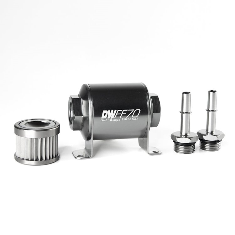 80502010 Stainless steel 10 micron fuel filterfor 2005-2010 Mustang