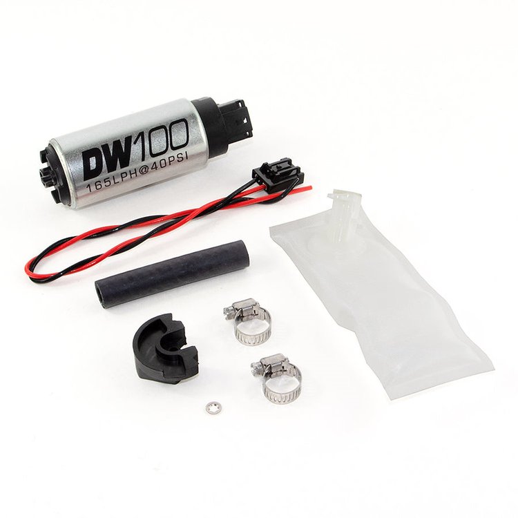 91011024 DW100 series 165lph in-tank fuel pump w/ install kit for Nissan 240sx/Silvia 1994-2002 S14 and S15 OE REPLACEMENT