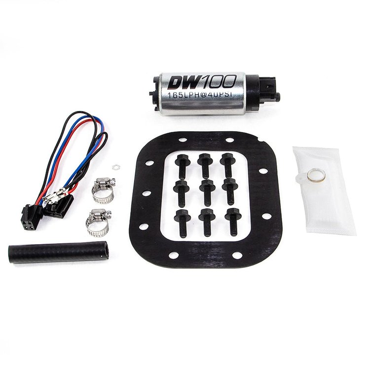 91011029 DW100 series 165lph in-tank fuel pump w/ install kit for Corvette 90-96 5.7L (exc ZR-1) OE REPLACEMENT