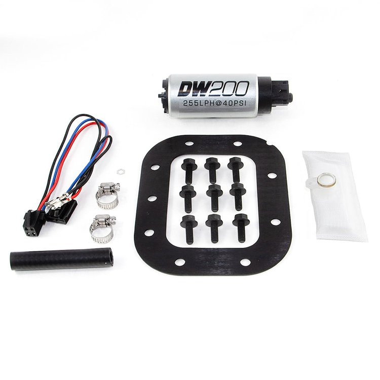 92011029 DW200 series 255lph in-tank fuel pump w/ install kit for Corvette 90-96 5.7L (exc ZR-1)