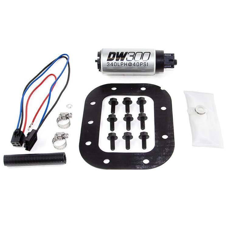 93011028 DW300 series 340lph in-tank fuel pump w/ install kit for Corvette 86-89 5.7L